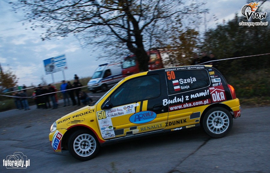 Renault Zdunek Clio Cup na 3. Rajdzie Zamkowym w obiektywie Grzegorza Rybarskiego