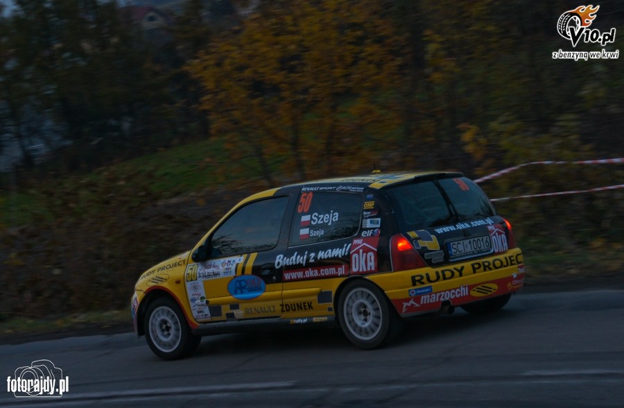 Renault Zdunek Clio Cup na 3. Rajdzie Zamkowym w obiektywie Grzegorza Rybarskiego