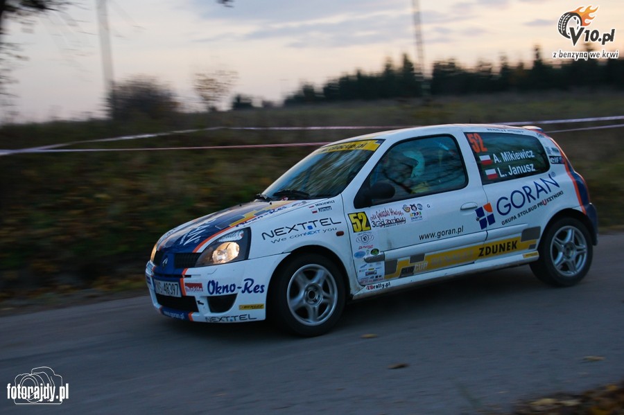 Renault Zdunek Clio Cup na 3. Rajdzie Zamkowym w obiektywie Grzegorza Rybarskiego