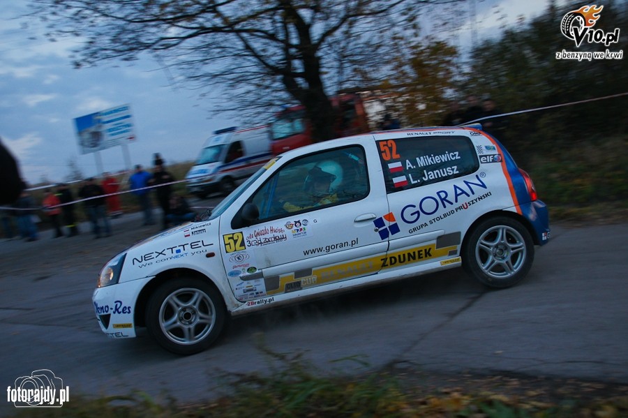 Renault Zdunek Clio Cup na 3. Rajdzie Zamkowym w obiektywie Grzegorza Rybarskiego