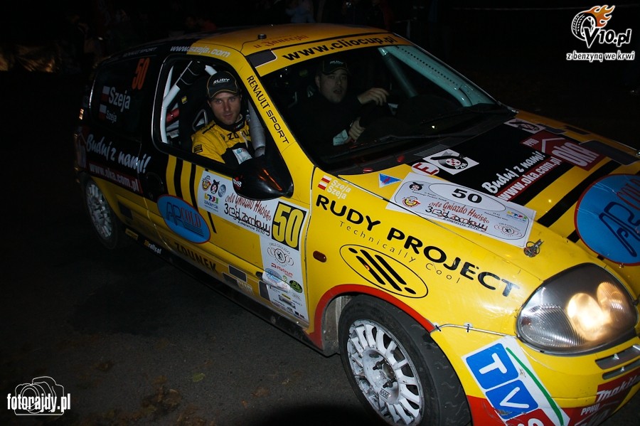 Renault Zdunek Clio Cup na 3. Rajdzie Zamkowym w obiektywie Grzegorza Rybarskiego