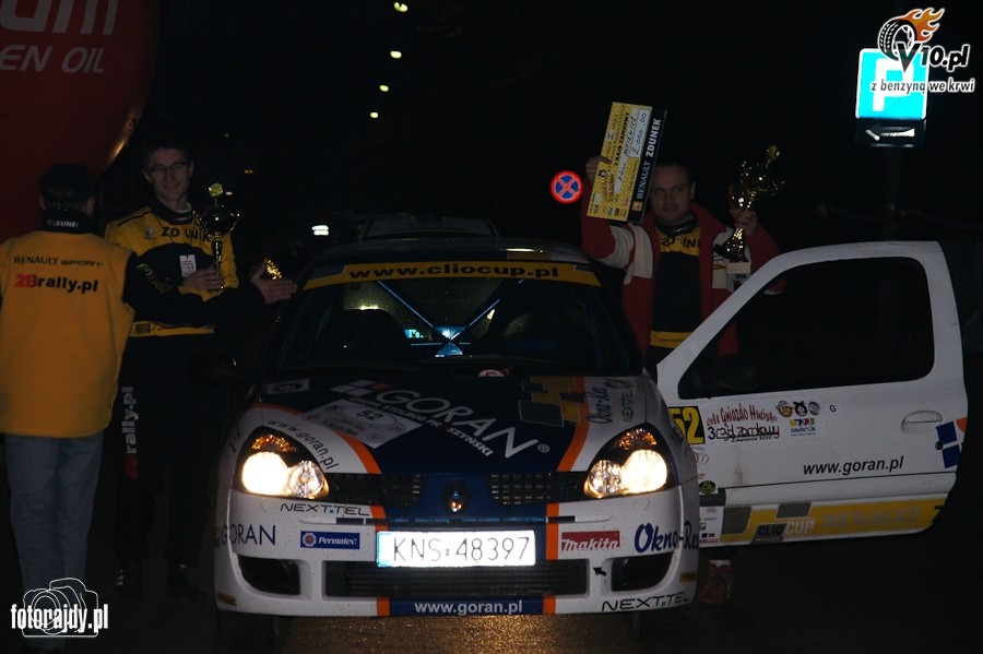 Renault Zdunek Clio Cup na 3. Rajdzie Zamkowym w obiektywie Grzegorza Rybarskiego