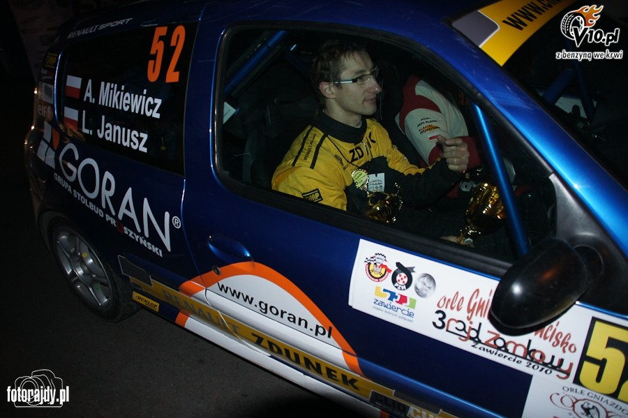 Renault Zdunek Clio Cup na 3. Rajdzie Zamkowym w obiektywie Grzegorza Rybarskiego