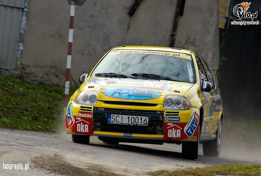 Renault Zdunek Clio Cup na 3. Rajdzie Zamkowym w obiektywie Grzegorza Rybarskiego
