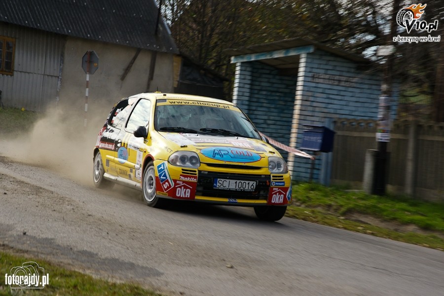 Renault Zdunek Clio Cup na 3. Rajdzie Zamkowym w obiektywie Grzegorza Rybarskiego