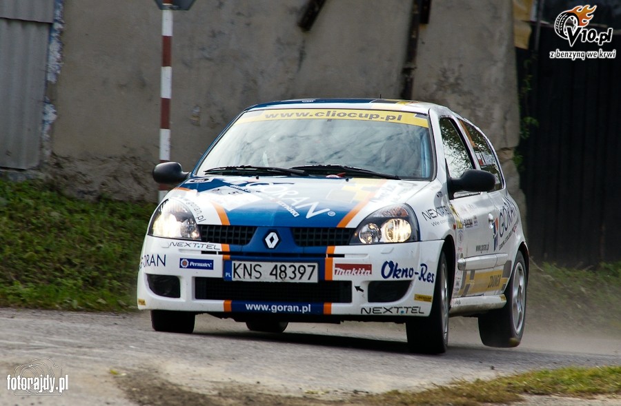 Renault Zdunek Clio Cup na 3. Rajdzie Zamkowym w obiektywie Grzegorza Rybarskiego