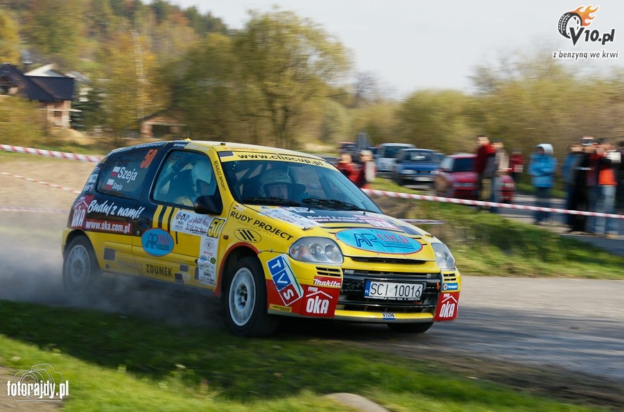 Renault Zdunek Clio Cup na 3. Rajdzie Zamkowym w obiektywie Grzegorza Rybarskiego