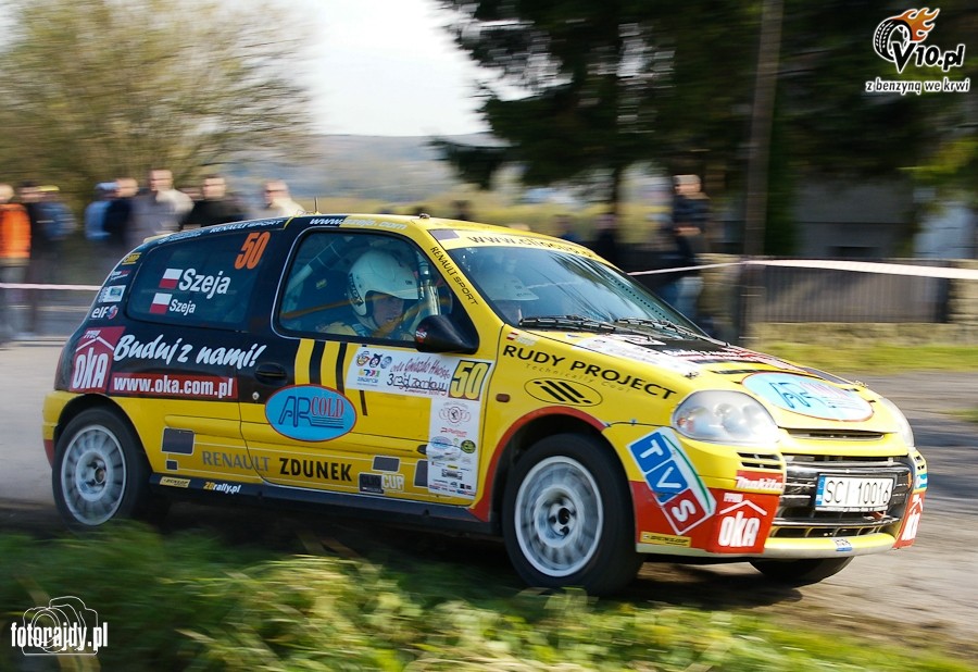 Renault Zdunek Clio Cup na 3. Rajdzie Zamkowym w obiektywie Grzegorza Rybarskiego