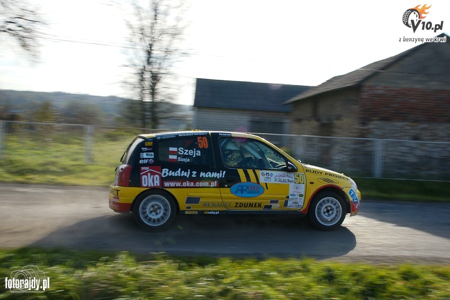 Renault Zdunek Clio Cup na 3. Rajdzie Zamkowym w obiektywie Grzegorza Rybarskiego