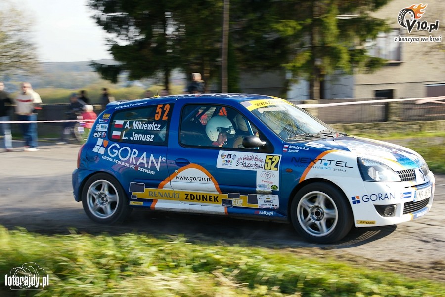 Renault Zdunek Clio Cup na 3. Rajdzie Zamkowym w obiektywie Grzegorza Rybarskiego