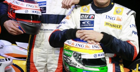 Heikki Kovalainen i Giancarlo Fisichella opuszcz� Renault