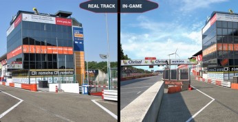 Assetto Corsa Competizione - porównanie wirtualnego toru Zolder z...