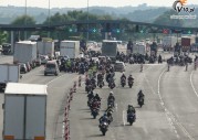 Motocyklici na A4