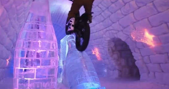 Dougie Lampkin w królestwie lodu