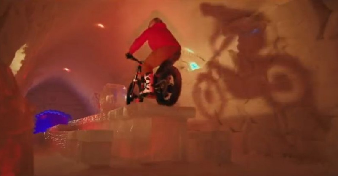 Dougie Lampkin w królestwie lodu