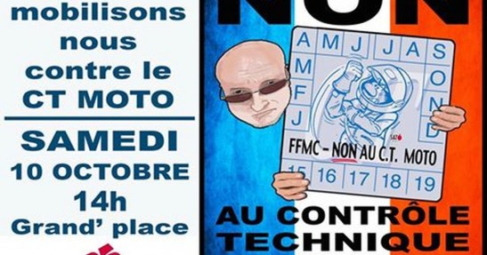 Motocykliści we Francji protestują