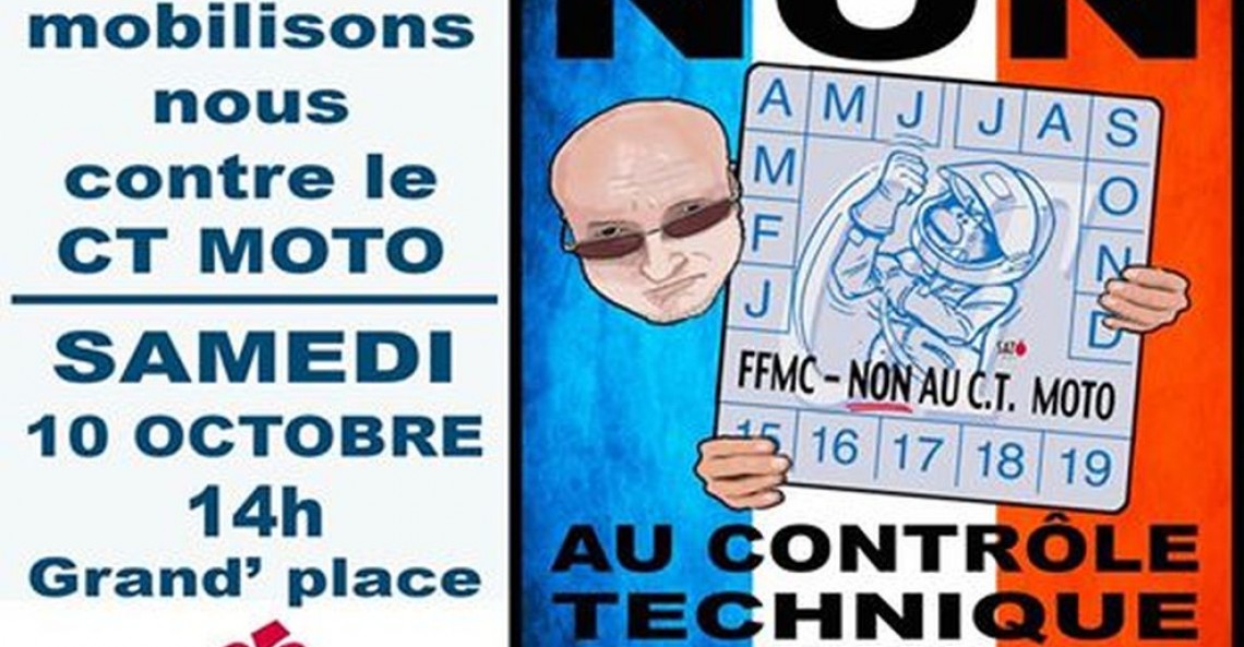 Motocykliści we Francji protestują