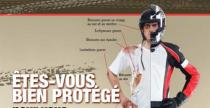 Skutki jazdy bez motocyklowego ubrania