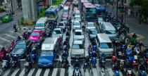 Dzielenie pasa ruchu to domena motocyklistów