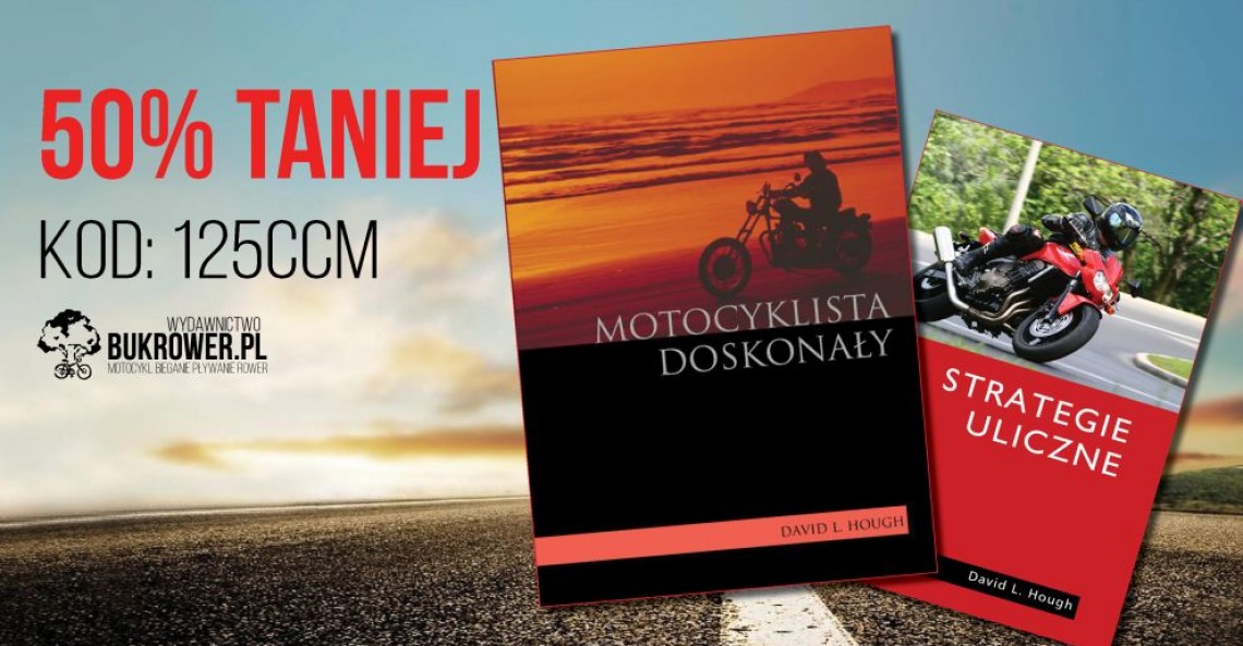 Zniżka na książki motocyklowe w sklepie internetowym Buk Rower