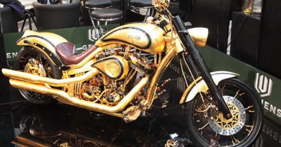 Lauge Jensen pokryty 24-karatowym złotem