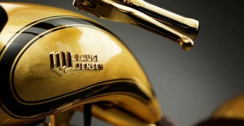 Najdroższy motocykl na świecie - Lauge Jensen pokryty 24...