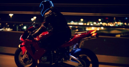 LightMode - TRON-owy kask