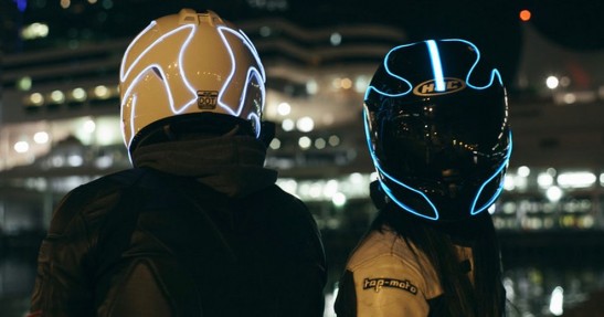 LightMode - TRON-owy kask