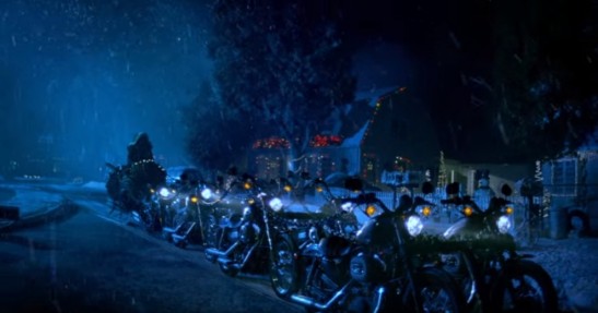 Motocyklowy Święty Mikołaj