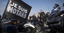 Paryscy motocykliści protestują