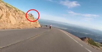 Video: Pikes Peak to nie jest miejsce dla słabych chłopców -...