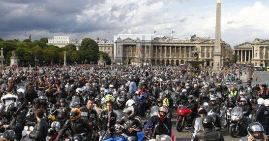 Masowe protesty motocyklistów we Francji