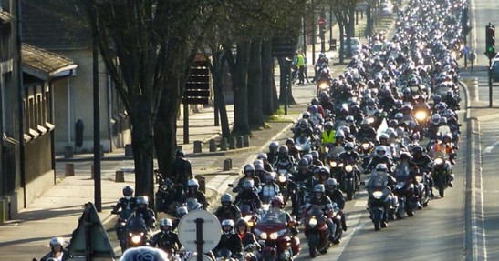 Masowe protesty motocyklistów we Francji