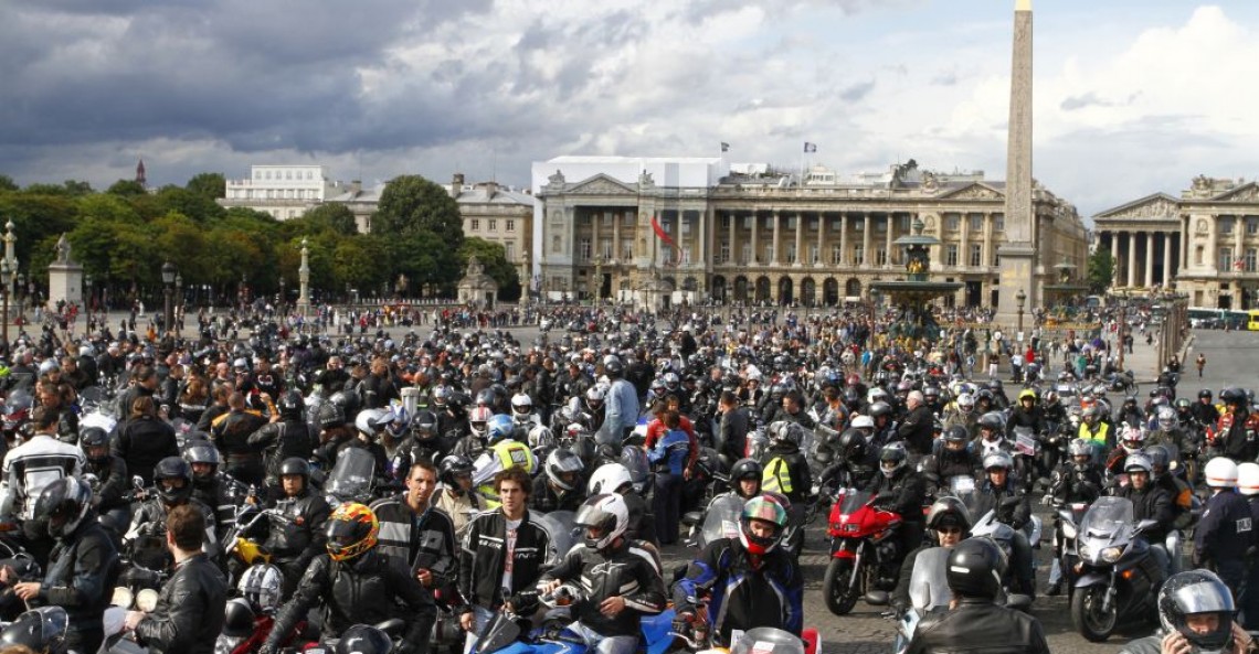 Masowe protesty motocyklistów we Francji