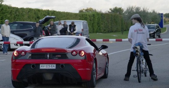 Rower z silnikiem rakietowym