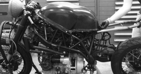 Motocykl z silnikiem wysokoprężnym