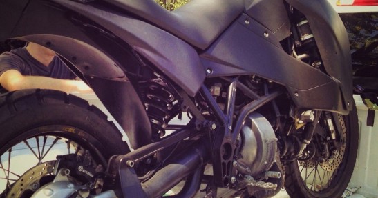 Motocykl z silnikiem wysokoprężnym