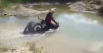 Niefortunne wodowanie motocykla