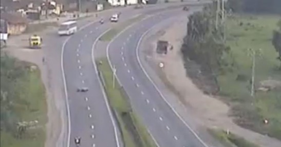 Wypadek na autostradzie