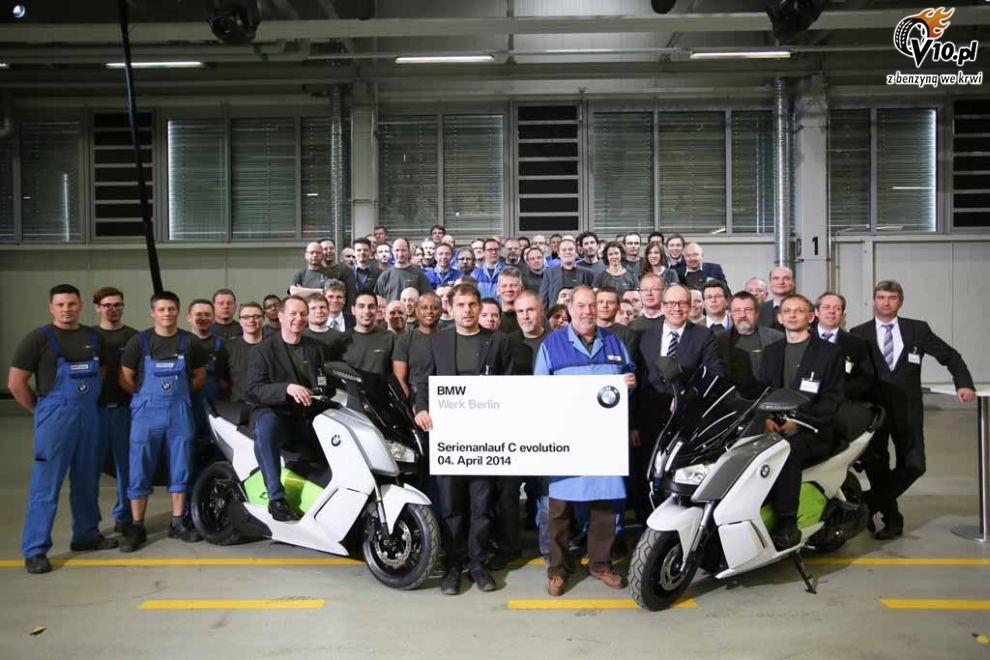 BMW C evolution na linii produkcyjnej