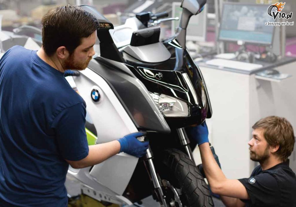 BMW C evolution na linii produkcyjnej