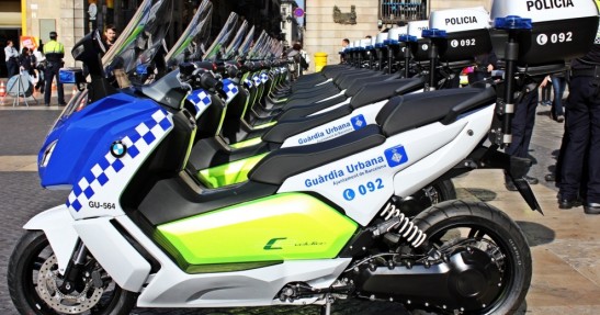 BMW C evolution w służbie policji