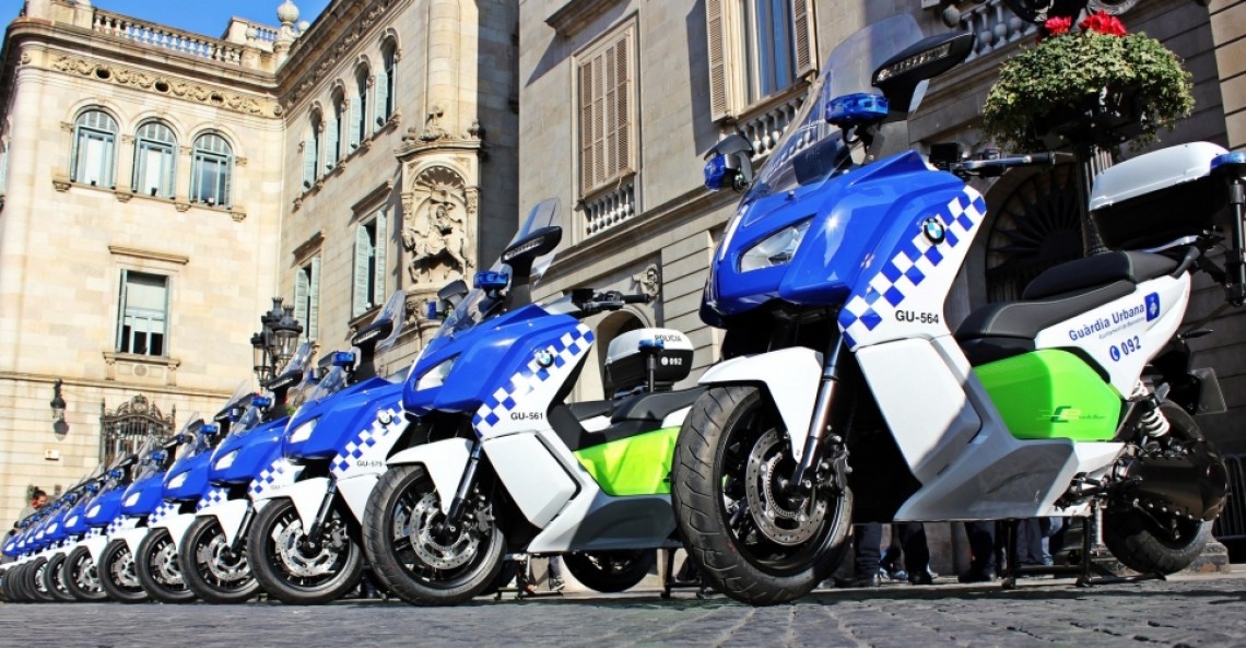 BMW C evolution w służbie policji