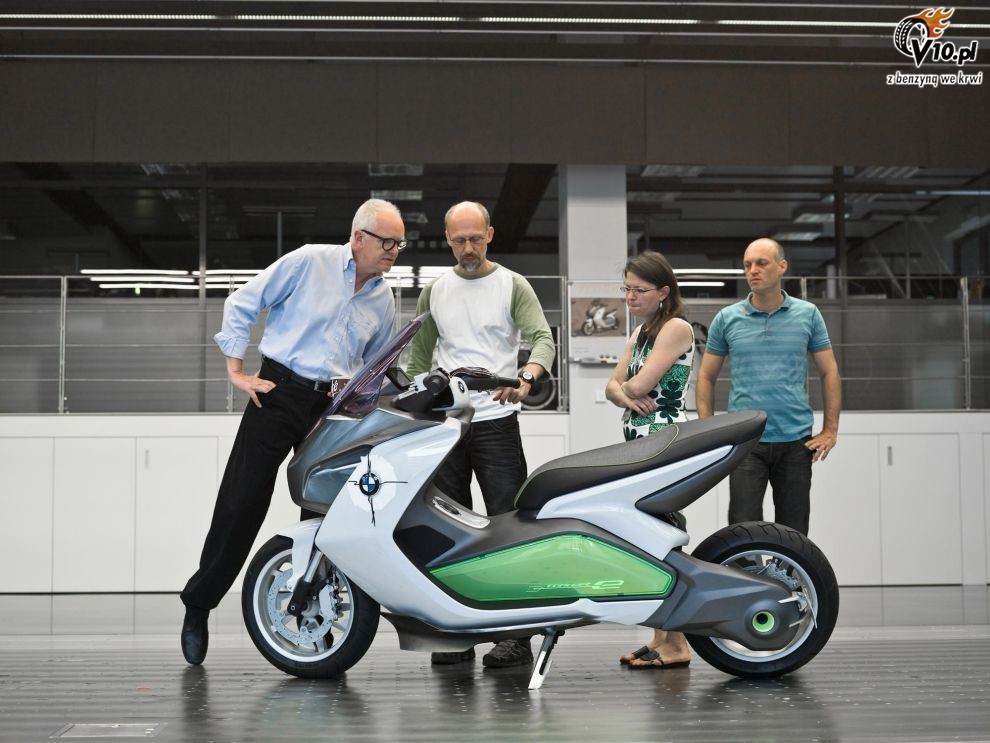 BMW Concept e - elektryczny maxi skuter