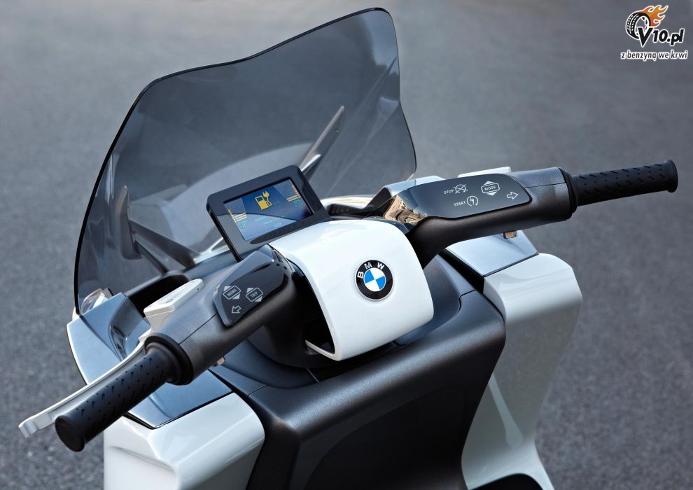 BMW Concept e - elektryczny maxi skuter