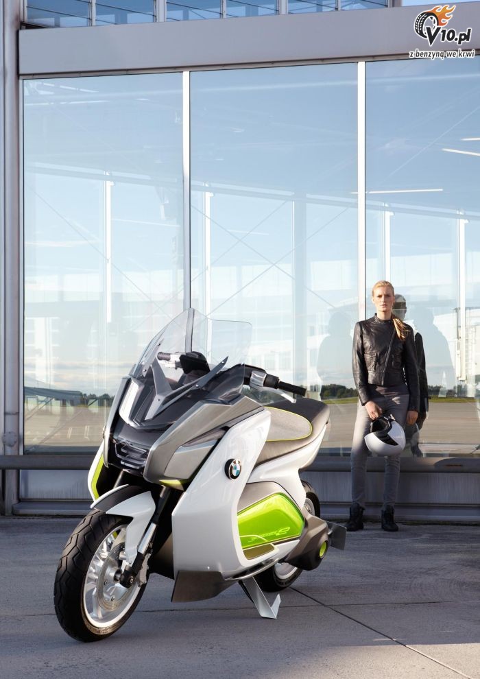 BMW Concept e - elektryczny maxi skuter