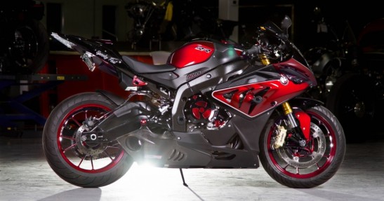 BMW S1000RR w nietypowym malowaniu