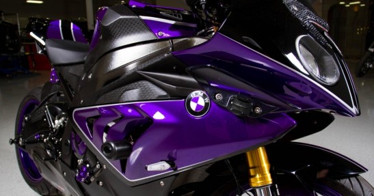 BMW S1000RR w nietypowym malowaniu