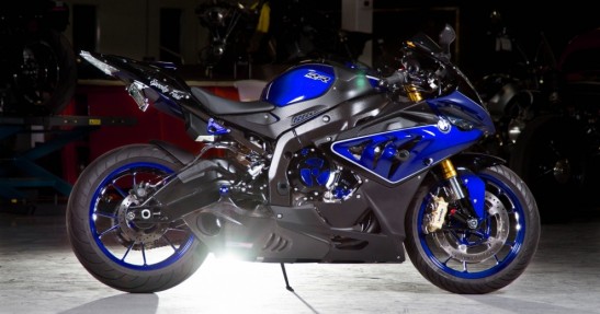 BMW S1000RR w nietypowym malowaniu