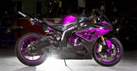 BMW S1000RR w nietypowym malowaniu
